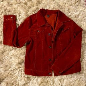 Vintage Rust Corduroy Jacket